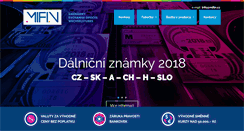 Desktop Screenshot of mifin.cz